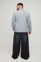 Plus Boxy Oversized Overcoat