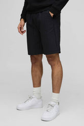 Elasticated Relaxed Fit Quilted Nylon Shorts