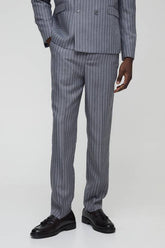 Straight Fit Pinstripe Tailored Trouser