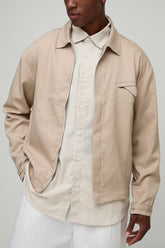Oversized Pocket Detail Overshirt