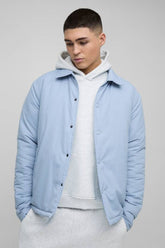 Regular Fit Nylon Coach Jacket