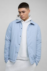 Regular Fit Nylon Coach Jacket