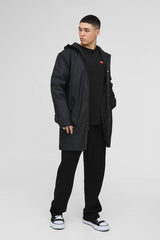Regular Fit Longline Shower Resistant Mac Jacket