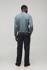Relaxed Mock Neck Knitted Jumper