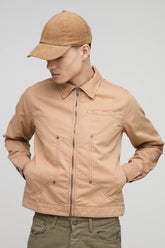 Regular Fit Twill Cut & Sew Jacket