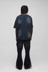 Studded Gusset Flared Fit Jeans