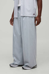 Wide Leg Pleat Front Tailored Trouser
