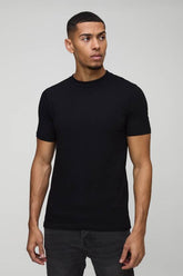 Essential Muscle Fit Crew Neck T-Shirt