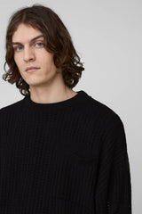 Tall Open Stitch Oversized Crew Neck Jumper