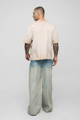 Extreme Baggy Rigid Stonewash Jeans