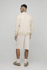 Tall Faux Suede Regular Fit Bomber Jacket