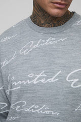 Tall Oversized Limited Edition Knitted Jumper