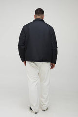 Plus Regular Fit Padded Collared Coach Jacket