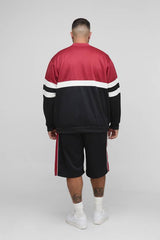 Plus Embroidered Regular Fit Track Jacket