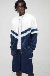 Tall Regular Fit Embroidered Sports Short Tracksuit