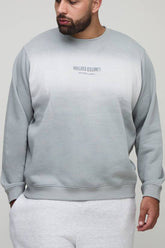 Plus Limited Edition Print Spray Wash Regular Fit Sweater