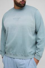 Plus Limited Edition Print Spray Wash Regular Fit Sweater