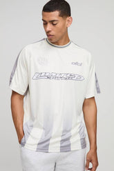 Oversized Ombre Raglan Sports Top