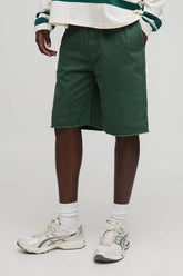 Elasticated Waist Relaxed Distressed Carpenter Shorts