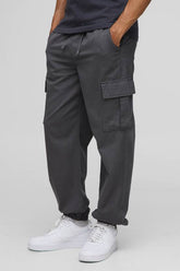 Relaxed Fit Chino Cargo Trousers
