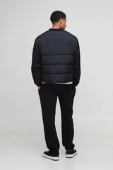 Regular Fit Quilted Scuba Sleeve Puffer