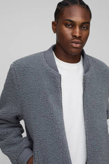 Regular Fit Borg Bomber Jacket