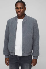 Regular Fit Borg Bomber Jacket