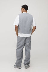 Boxy Fit Melton Gilet