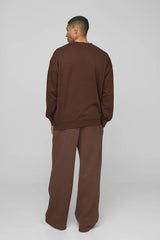 Chocolate Oversized Ice Cube License Sweatshirt