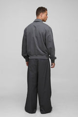 Tall Technical Utility Cargo Pocket Harrington Jacket