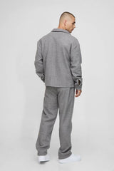 Oversized Boucle Overshirt