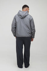 Plus Regular Fit Lightweight Quilted Hooded Jacket
