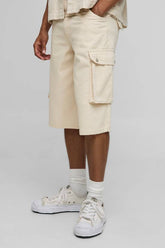 Longline Cargo Denim Jorts