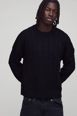 Essential Boxy Fit Cable Knitted Jumper