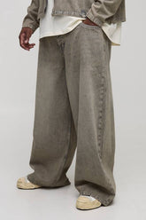 Plus Baggy Fit Overdyed Jeans