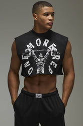 One More Rep Boxy Cropped Tank