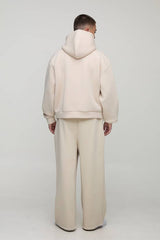Oversized Boxy Bonded Scuba Hoodie