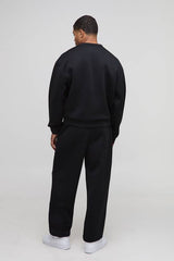Oversized Boxy Bonded Scuba Sweatshirt