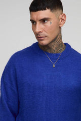 Tall Essential Boxy Fit Brushed Knitted Jumper