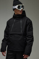 Man Active Ski Waterproof Fleece Lined Half Zip Jacket