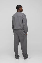 Premium Man Script Heavyweight Oversized Boxy Sweatshirt
