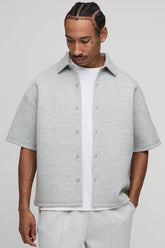 Scuba Oversized Short Sleeve Oversized Shirt