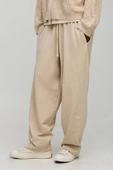 Balloon Fit Loopback MAN Script Embroidered Joggers
