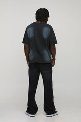 Tall Overdye Relaxed Fit All Over Rhinestone Jeans