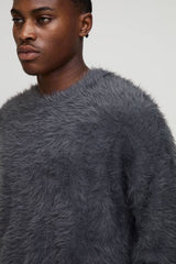 Oversized Extreme Fluffy Knitted Jumper