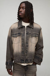 Regular Fit Washed Denim Jacket