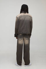 Regular Fit Washed Denim Jacket