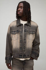 Regular Fit Washed Denim Jacket