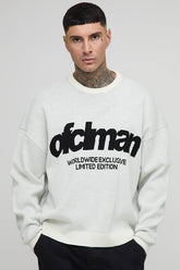 Tall Oversized Boxy Knitted Jumper