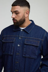 Plus Contrast Stitch Relaxed Fit Boilersuit